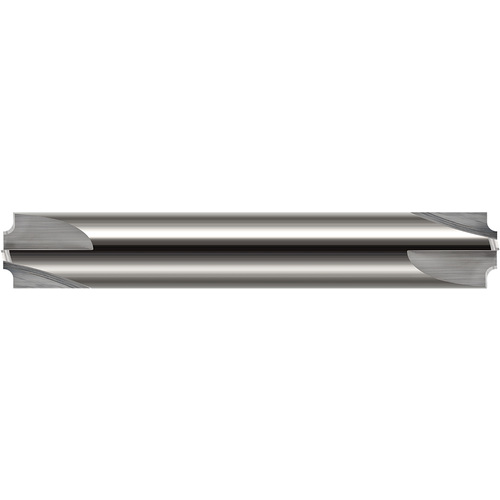 Corner Rounding End Mills - 0.0100″ Radius × 0.2490″ Pilot Diameter Carbide 5° Flare Corner Rounding End Mill DE, 4 Flutes