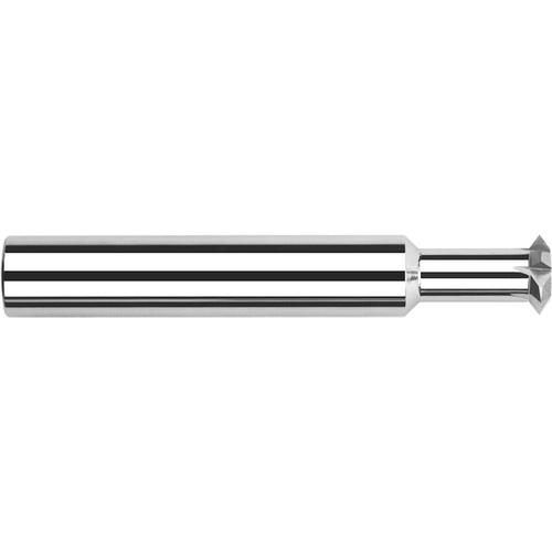 ‎Double Angle Shank Cutters - 0.5000″ (1/2″) Cutter Diameter × 0.0880″ Width × 1.5000″ (1-1/2″) Neck Length Carbide Double Angle Shank Cutter, 6 Flutes