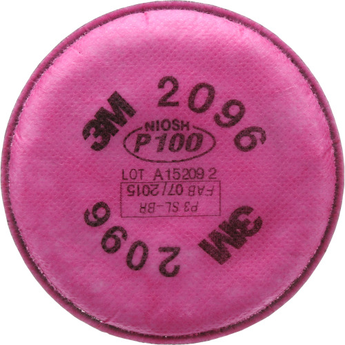 3M Particulate Filter 2096 P100 with Nuisance Level Acid Gas Relief