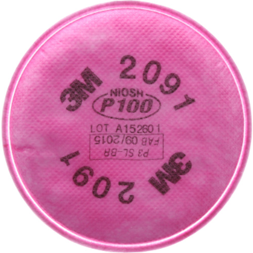 3M Particulate Filter 2091/07000(AAD) P100
