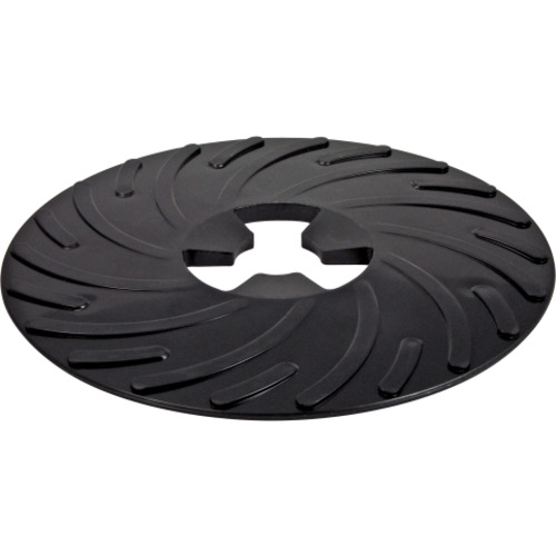 3M Disc Pad Face Plate Ribbed 81729 9″ Hard Black