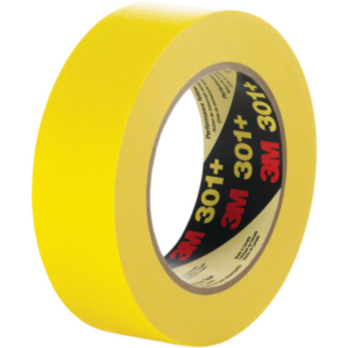3M Performance Yellow Masking Tape 301+ 24 mm × 55 m 6.3 mil